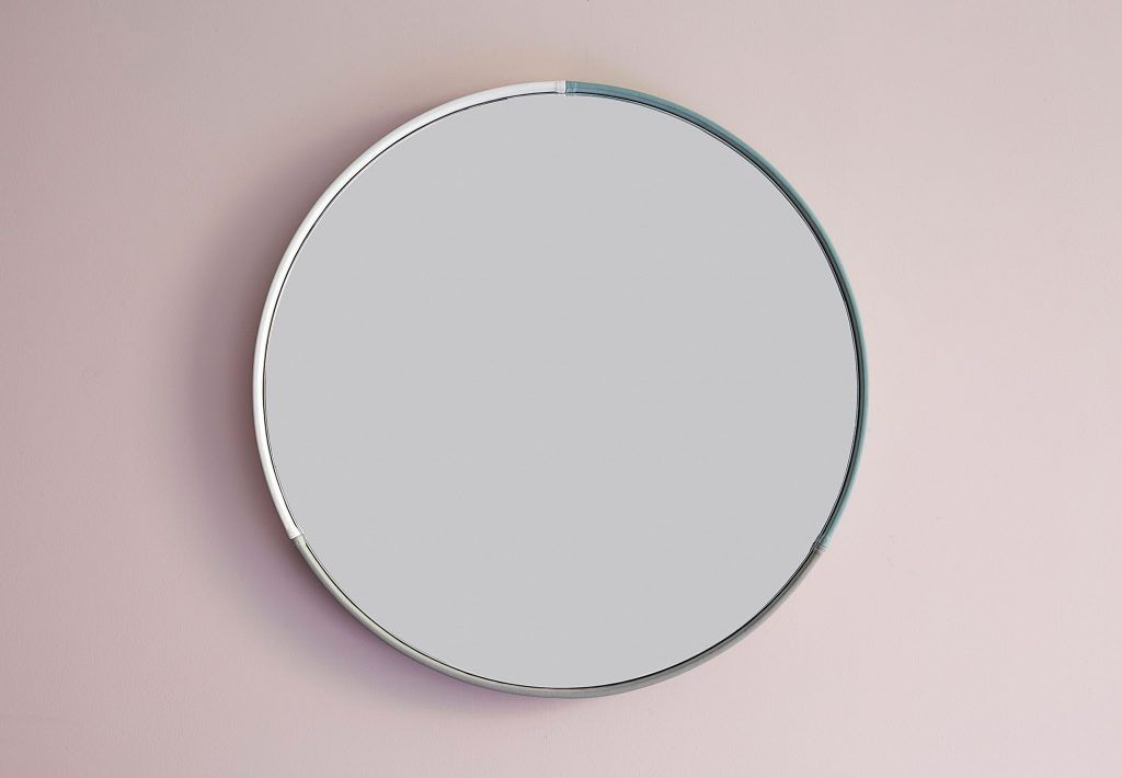ThreeColour Leather Mirror Bethan Gray Design